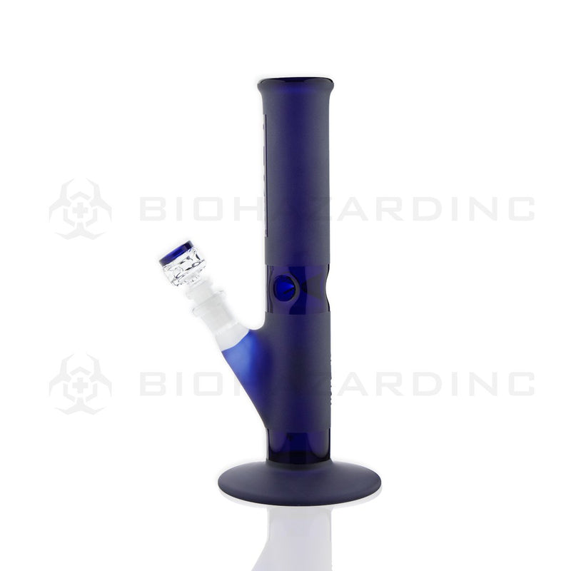 PURE Glass | 12" 50mm x 5mm Classic Straight Water Pipe | Blue Frost