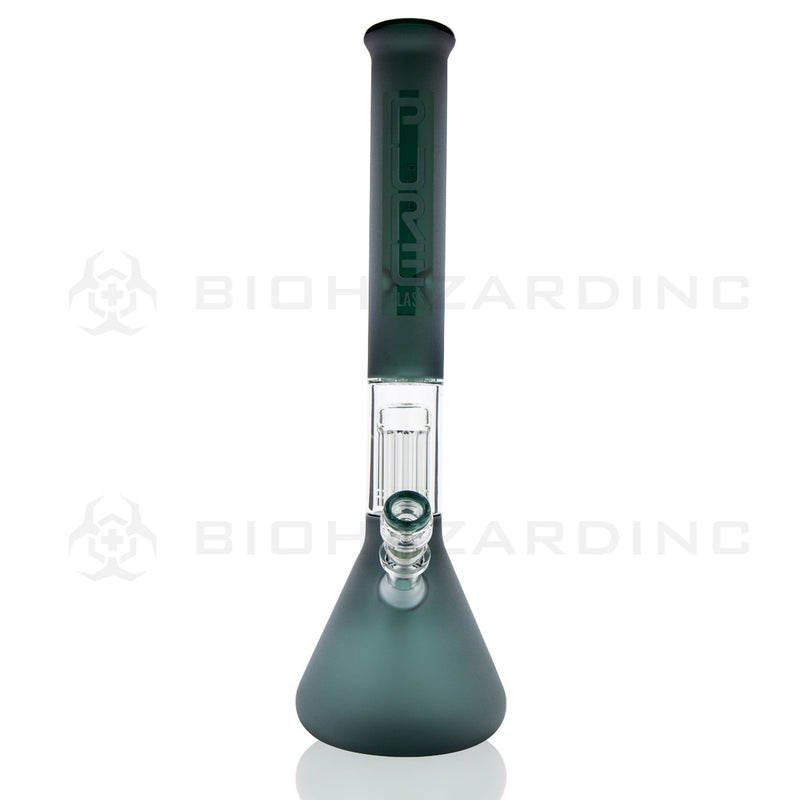 18" PURE Beaker w/ 10 Arm Tree Perc - Lake Green Frost