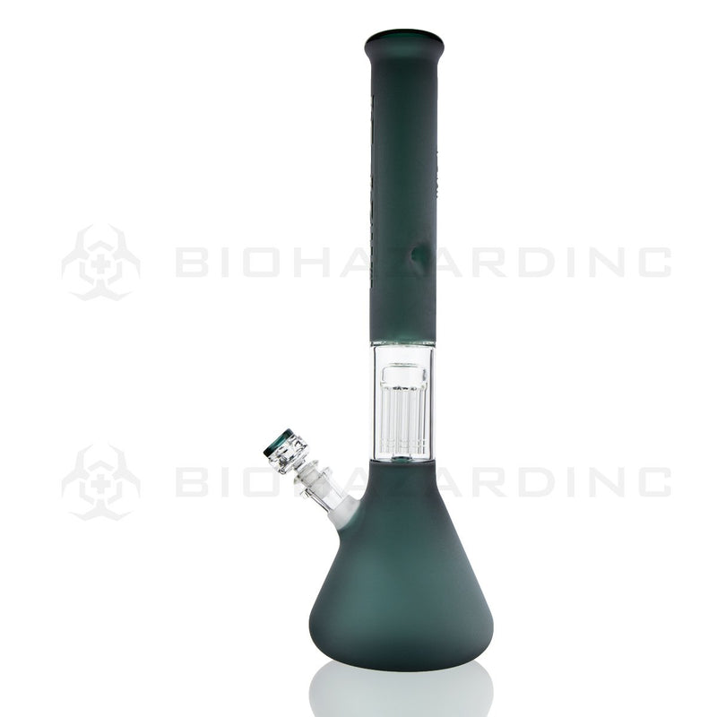 18" PURE Beaker w/ 10 Arm Tree Perc - Lake Green Frost