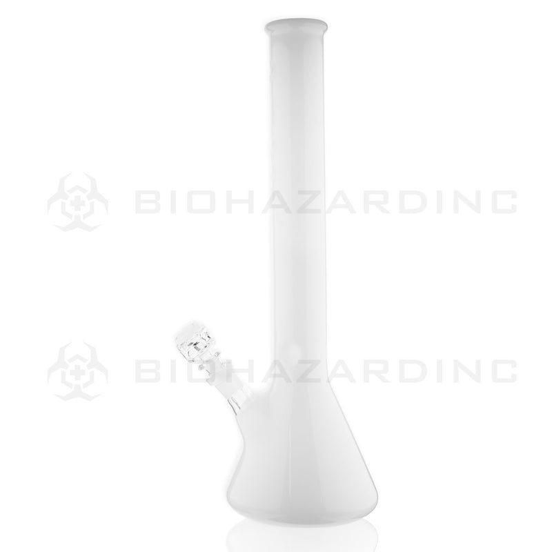 PURE Glass | 18" 50mm x 5mm Classic Beaker Water Pipe | Ivory