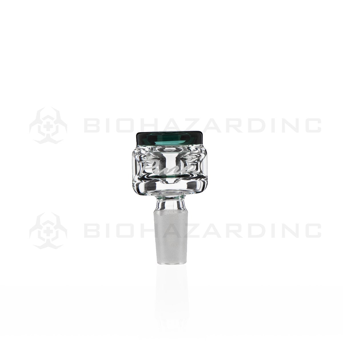 PURE Glass | Signature 14mm Male Bowl | Lake Green Trim