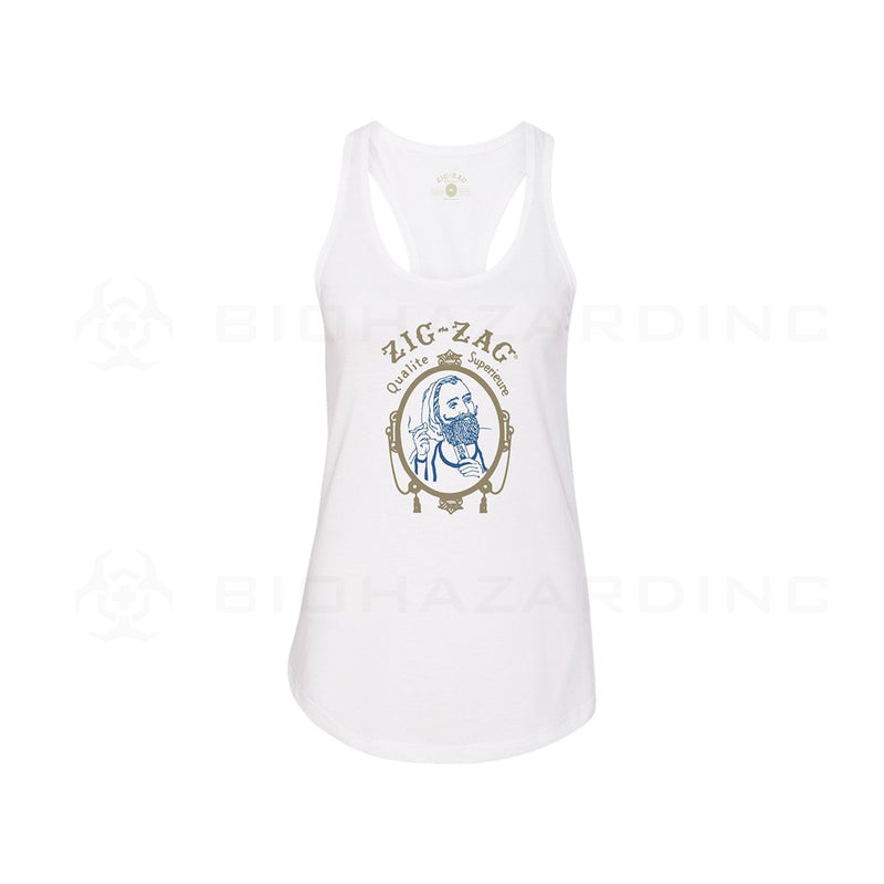 Zig-Zag® | Classic Emblem Women's White Tank Top