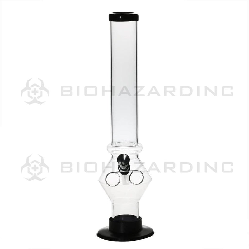 Biohazard Inc Acrylic Bong Acrylic Water Pipe 1.5"x12" Pull Out Bowl