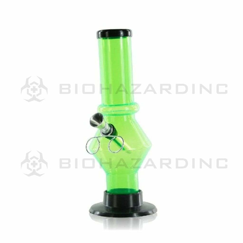 Biohazard Inc Acrylic Bong Acrylic Water Pipe 1.5"x8" Pull Out Bowl