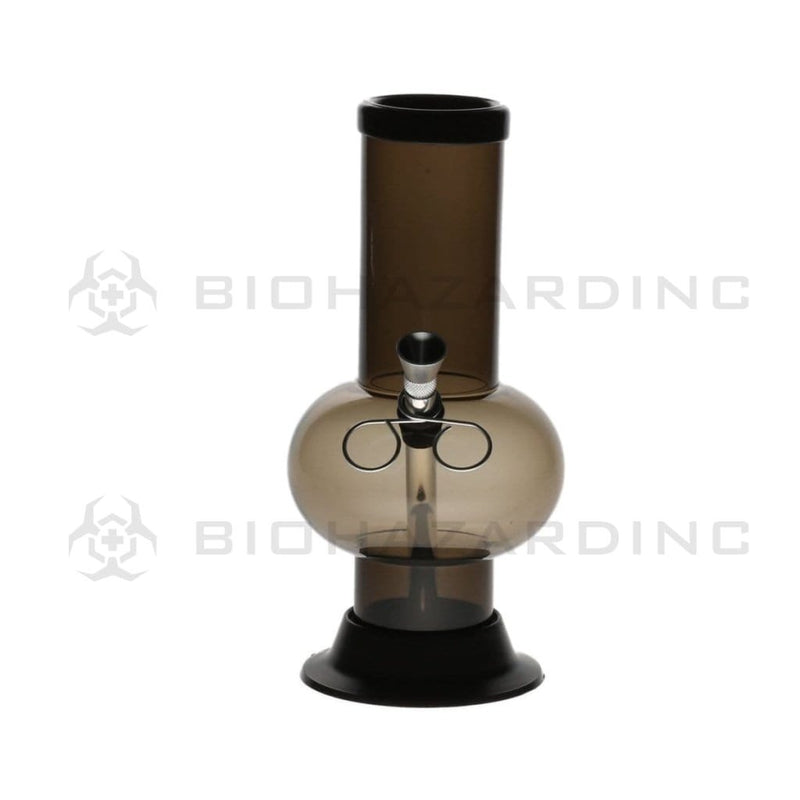 Biohazard Inc Acrylic Bong Acrylic Water Pipe 8"x2" with Handle