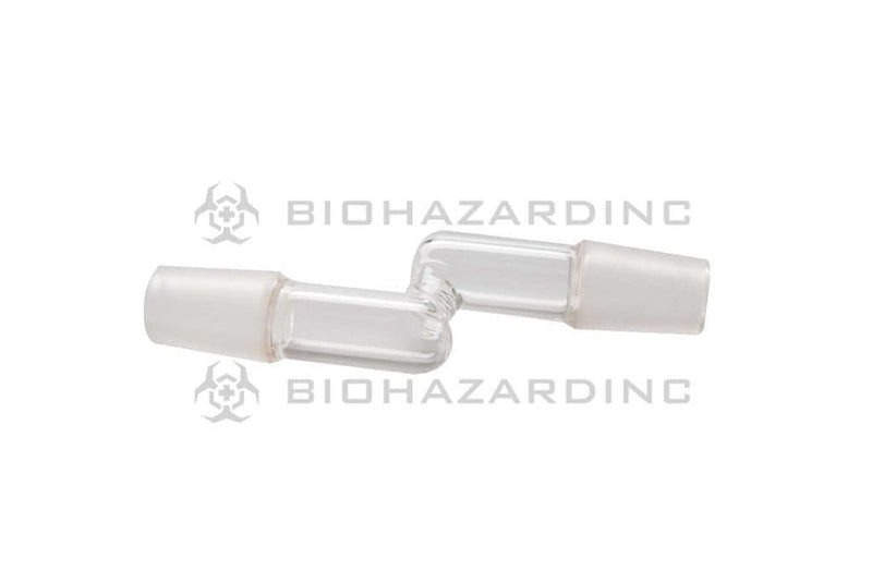 Biohazard Inc Glass Bong Adapter Adapter - Bent 14mm/14mm Male