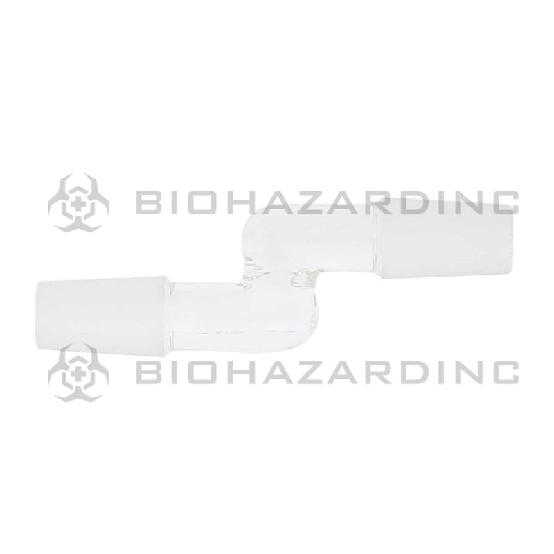 Biohazard Inc Glass Bong Adapter Adapter - Bent 14mm/14mm Male