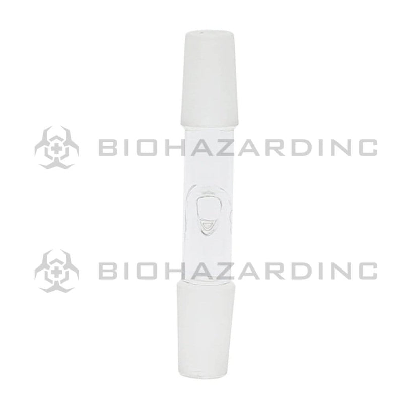 Biohazard Inc Glass Bong Adapter Adapter - Bent 14mm/14mm Male