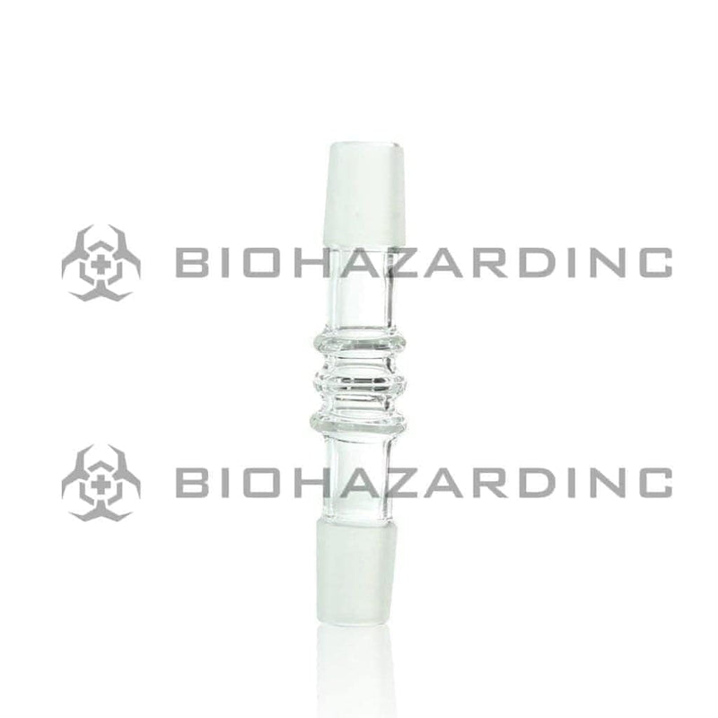 Biohazard Inc Glass Bong Adapter Adapter - Straight 19mm/19mm Male