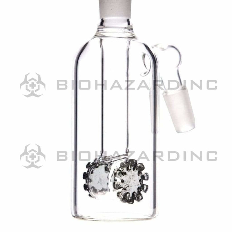 Biohazard Inc Ash Catcher Ash Catcher Barrel Perc  Diffused  - Smoke Black