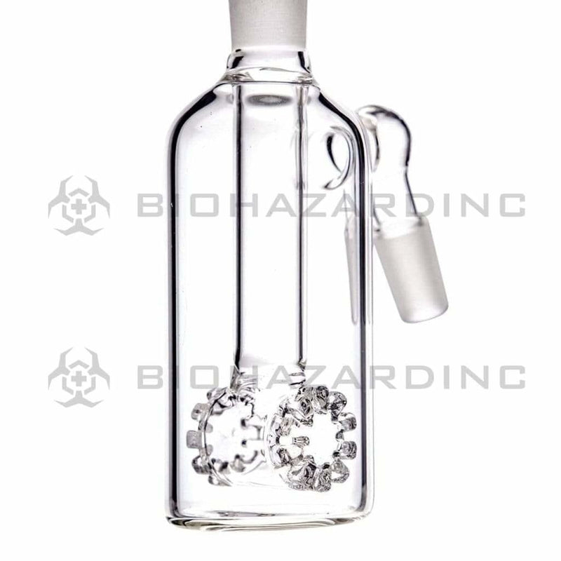 Biohazard Inc Ash Catcher Ash Catcher G/G Single Clear Diffused Male 14mm