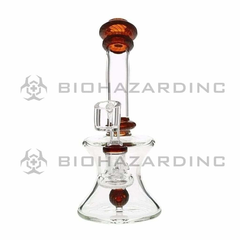 Biohazard Inc Glass Dab Rig Banger Hanger w/ Banger - Queen Bee