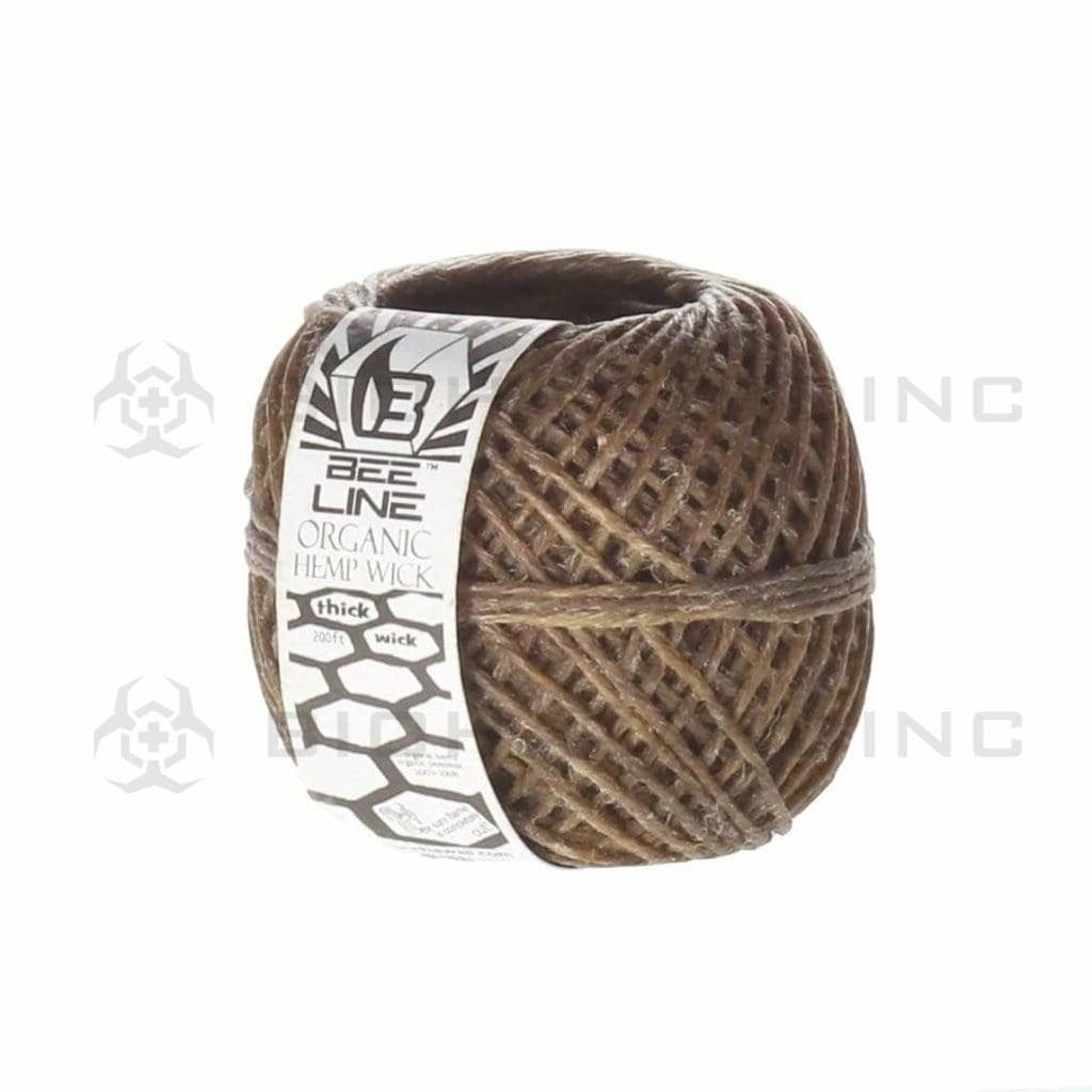 Beeline Hemp Wick Beeline 200ft thick spool