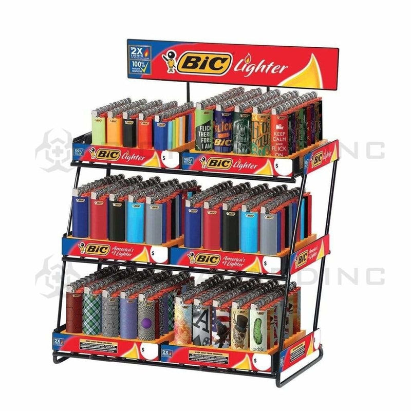 BIC® | 'Retail Display' 6 Tier Powerhouse Black Wire Display | 300 Count - dispensary wholesale supplier