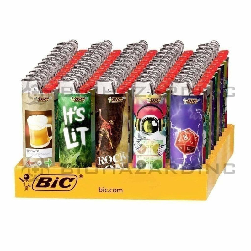 Biohazard Inc Lighters BIC Lighters Good Vibes Edition - 50 Count