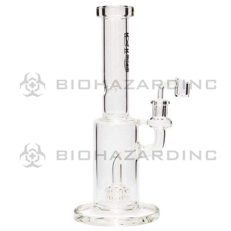 Bio Glass Glass Dab Rig BIO GENETIC Stemless Double Showerhead Rig - Black