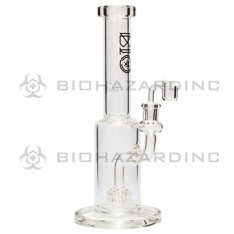 Bio Glass Glass Dab Rig BIO GENETIC Stemless Double Showerhead Rig - Black