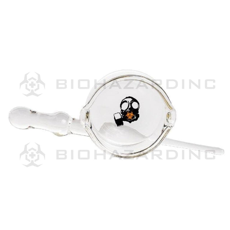 Bio Glass Dab Dish and Stick Tool BIO Glass Dish and Dabber Set - Orange Gas Mask Logo