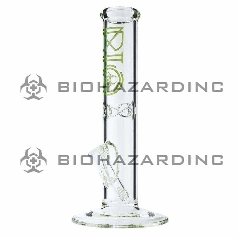 Bio Glass Glass Bong 12" BIO Straight 50mm x 5mm - Green