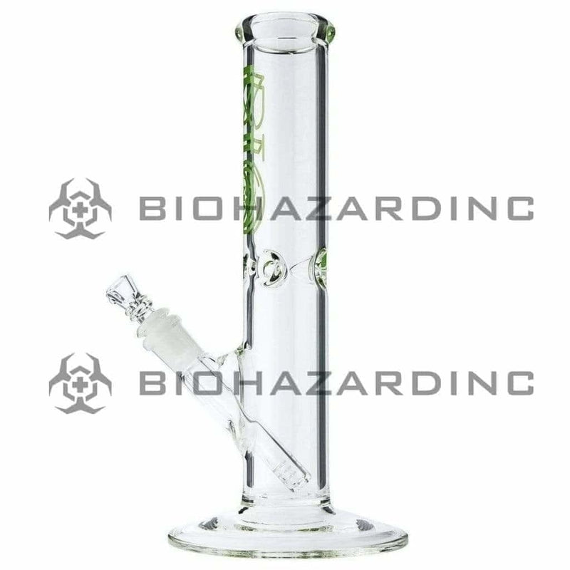 Bio Glass Glass Bong 12" BIO Straight 50mm x 5mm - Green