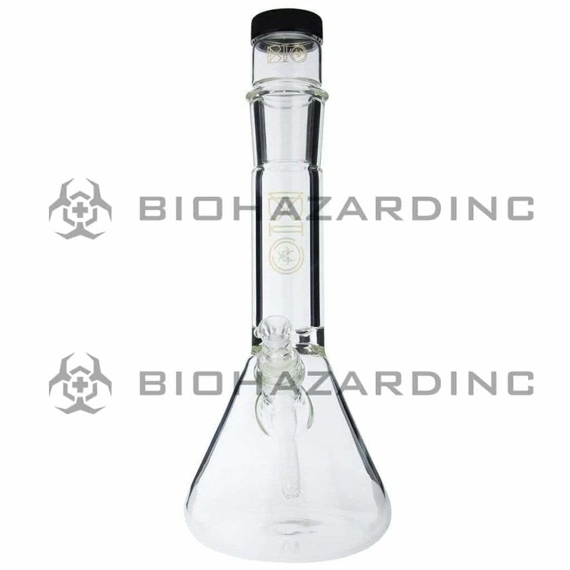 Bio Glass Glass Bong 12" BIO TEK 7mm Beaker Bong + Detachable Nug Jar