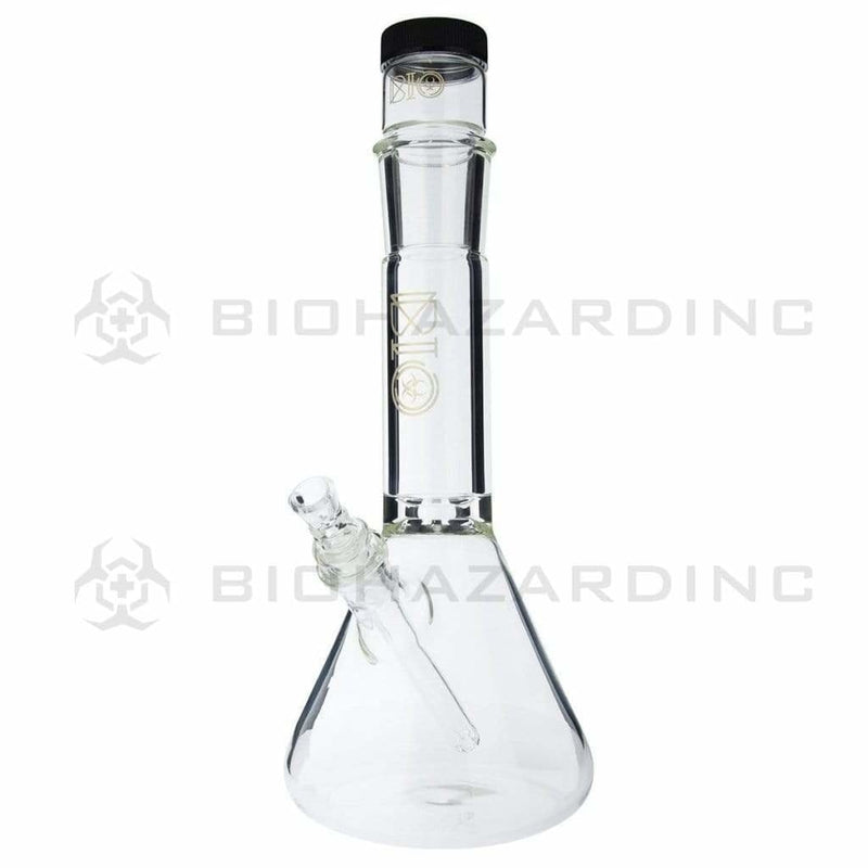 Bio Glass Glass Bong 12" BIO TEK 7mm Beaker + Detachable Nug Jar