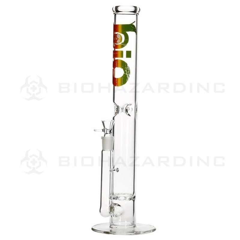 Bio Glass Glass Bong 18" BIO Hurricane Water Pipe - Rasta Logo