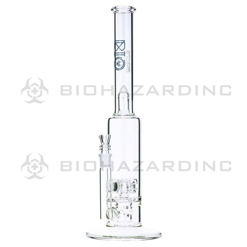 Bio Glass Glass Bong BIO x PURE DynamiX Perc Stemless Straight Bong - Blue