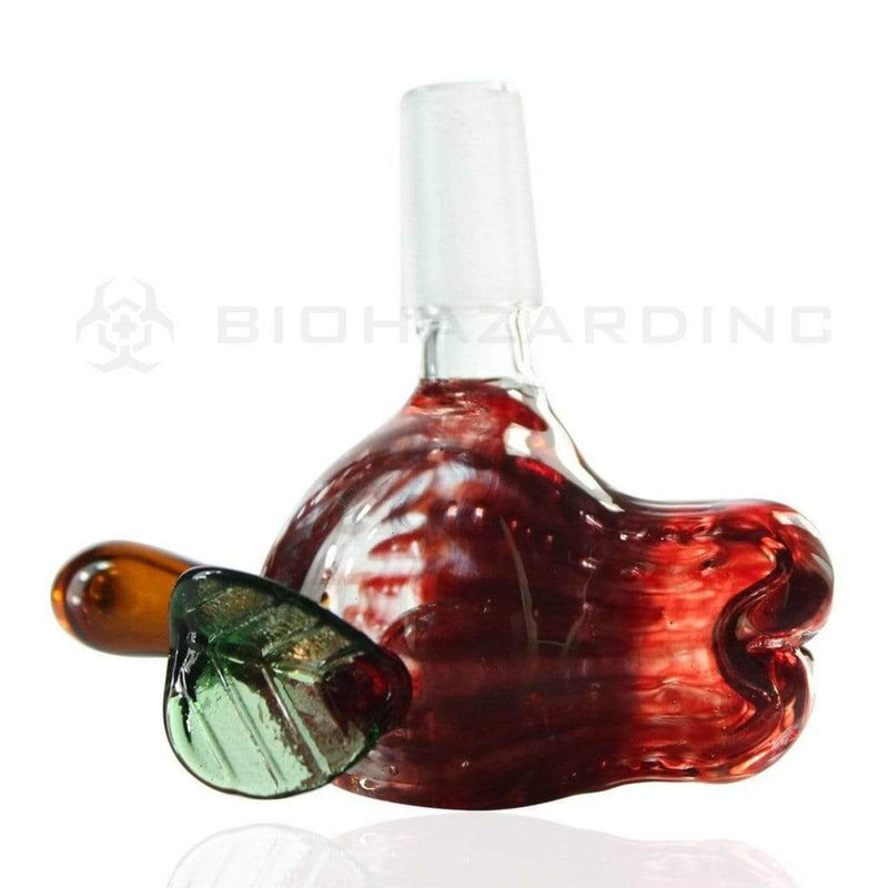 Biohazard Inc 14mm Bowl 14mm Apple Bowl - Red