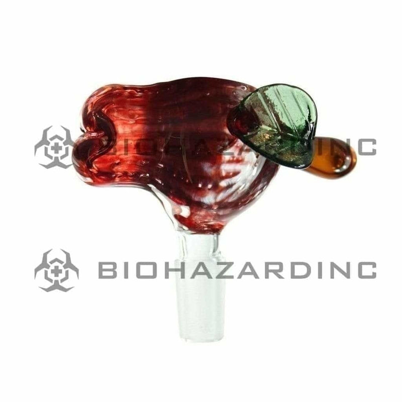 Biohazard Inc 14mm Bowl 14mm Apple Bowl - Red