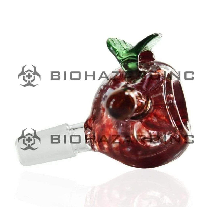 Biohazard Inc 14mm Bowl 14mm Apple Bowl - Red