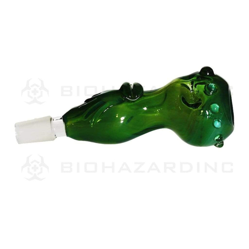 Biohazard Inc 14mm Bowl 14mm Face Bowl - Green