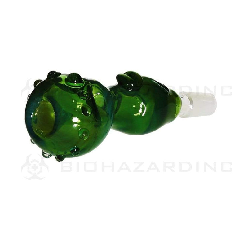 Biohazard Inc 14mm Bowl 14mm Face Bowl - Green