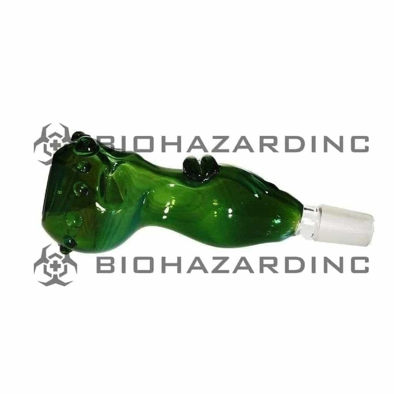 Biohazard Inc 14mm Bowl 14mm Face Bowl - Green