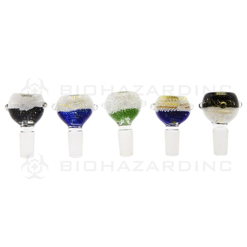 Biohazard Inc 14mm Bowl 14mm Lattacino Bowl - 5 Pack