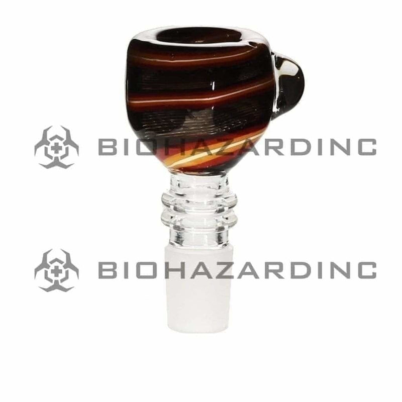 Biohazard Inc 19mm Bowl 19mm Hexagon Bowl - Red Fire