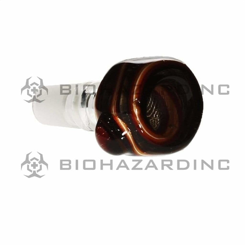 Biohazard Inc 19mm Bowl 19mm Hexagon Bowl - Red Fire