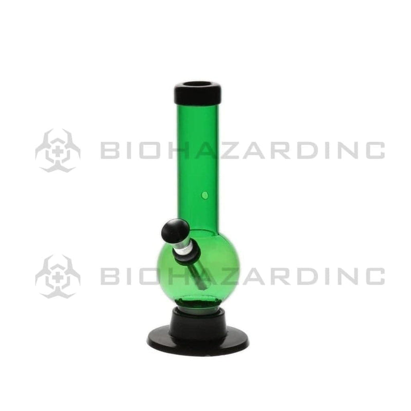 Biohazard Inc Acrylic Bong Acrylic Water Pipe 1"x6"