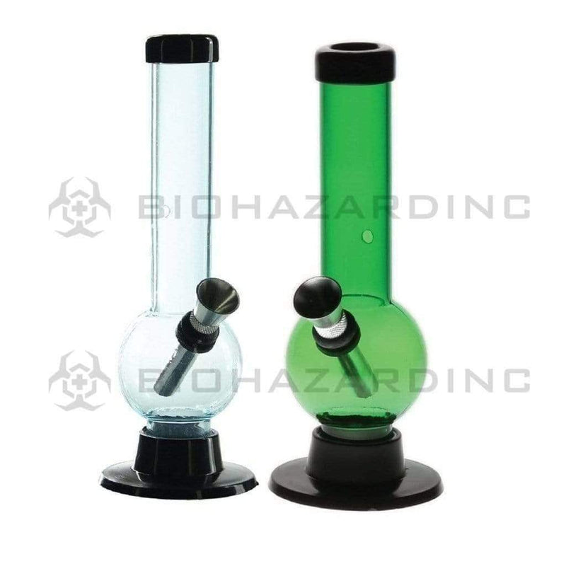 Biohazard Inc Acrylic Bong Acrylic Water Pipe 1"x6"