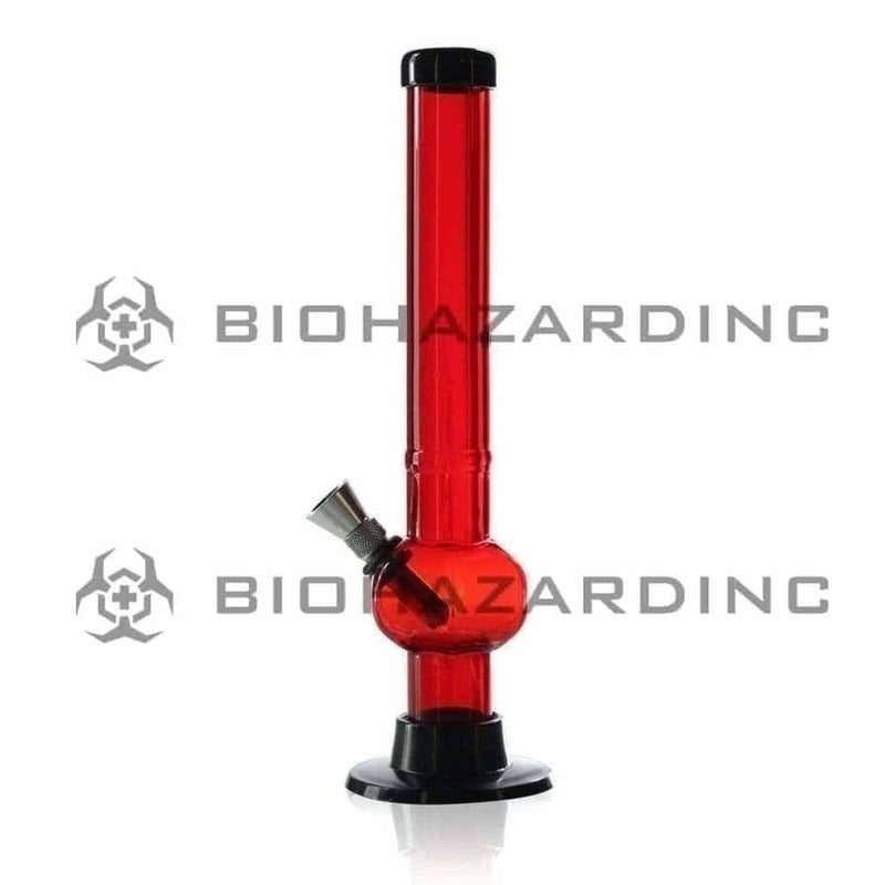 Biohazard Inc Acrylic Bong Acrylic Water Pipe 1"x8"