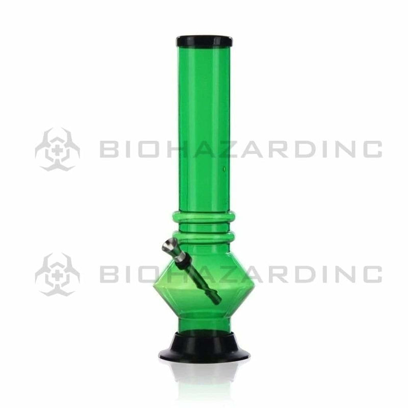 Biohazard Inc Acrylic Bong Acrylic Water Pipe 2"x12"