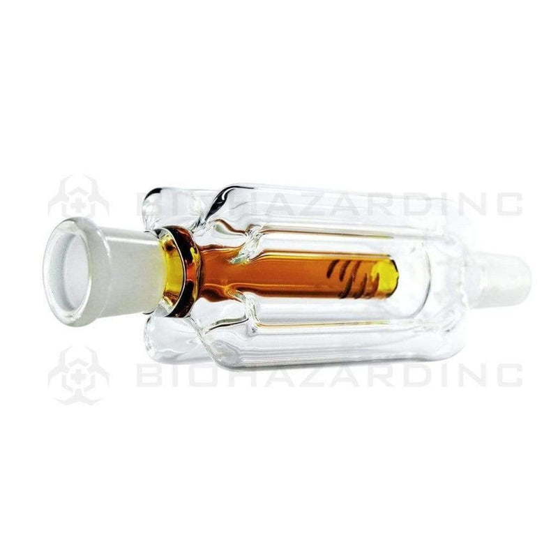 Biohazard Inc Ash Catcher Four Handle Ash Catcher - Amber 19mm/19mm