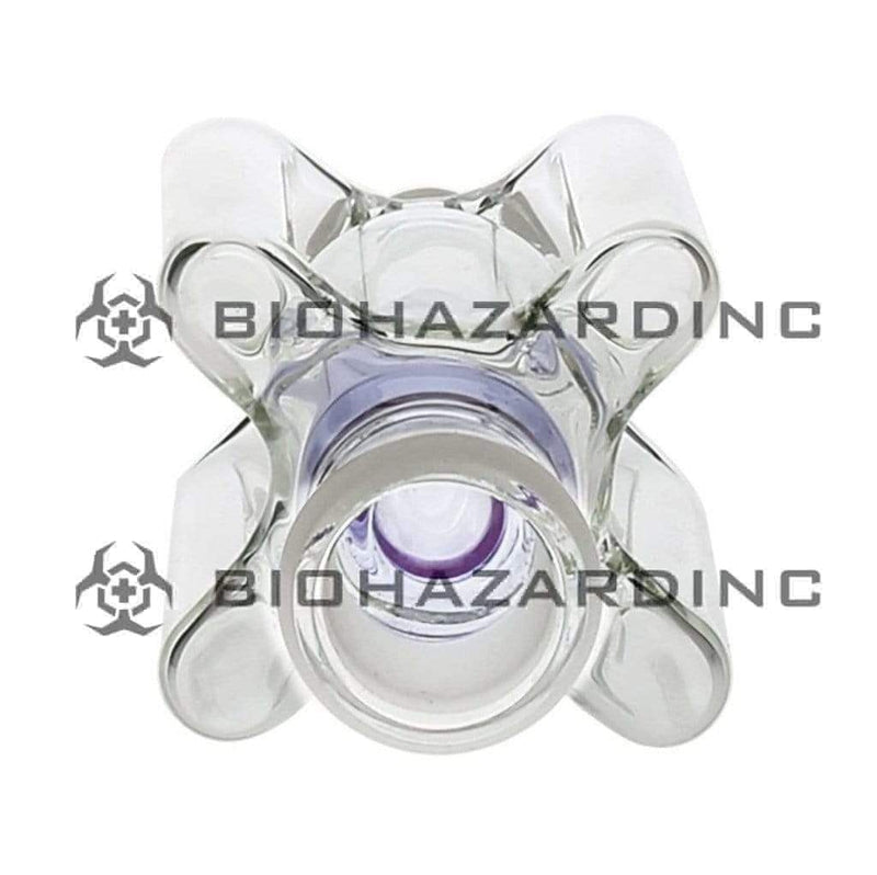 Biohazard Inc Ash Catcher Four Handle Ash Catcher - Purple 19mm/19mm