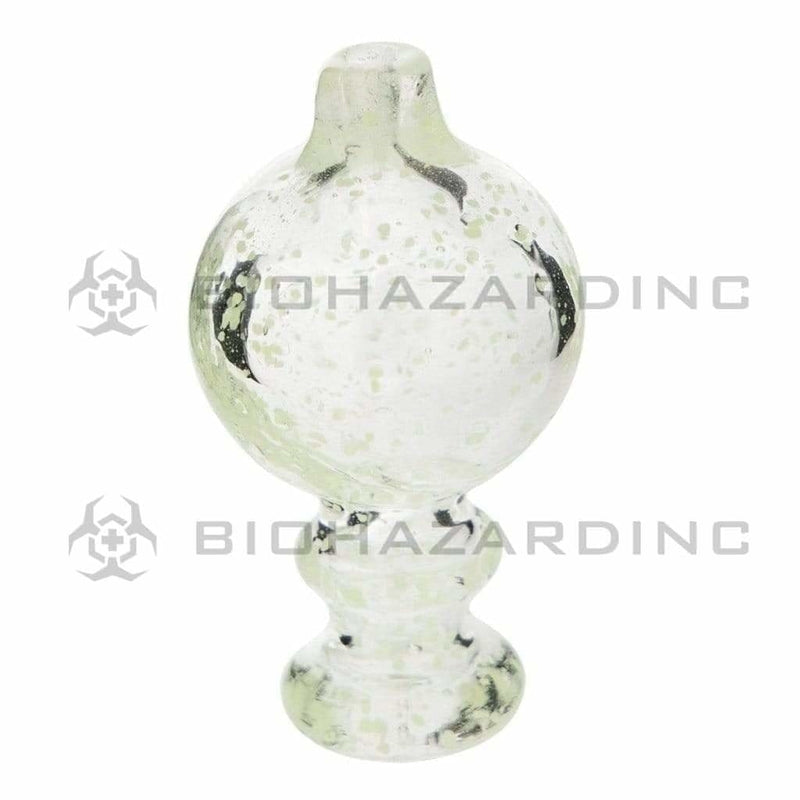 Biohazard Inc Carb Cap Glow in Dark Round Carb Cab - Clear