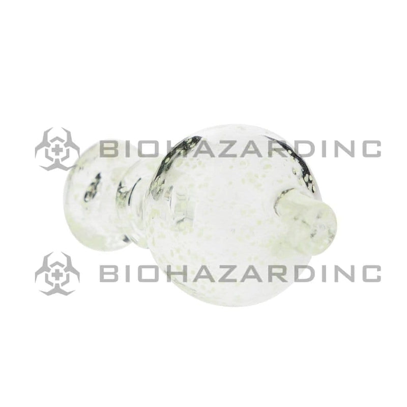 Biohazard Inc Carb Cap Glow in Dark Round Carb Cab - Clear