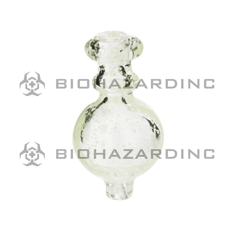 Biohazard Inc Carb Cap Glow in Dark Round Carb Cab - Clear