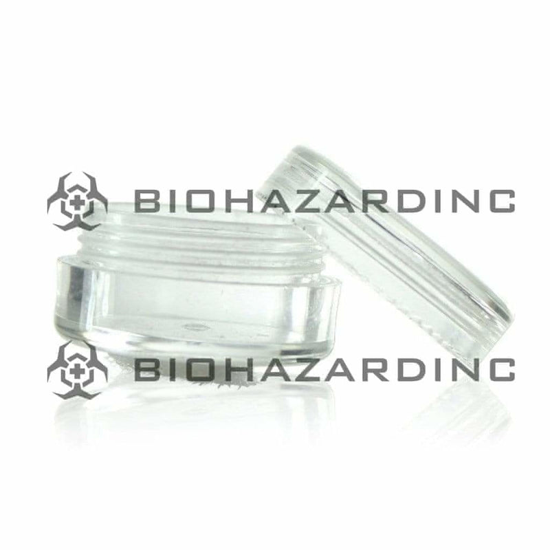 Biohazard Inc Concentrate Container Plastic Screw Top Concentrate Containers 5ML - 1000 Count