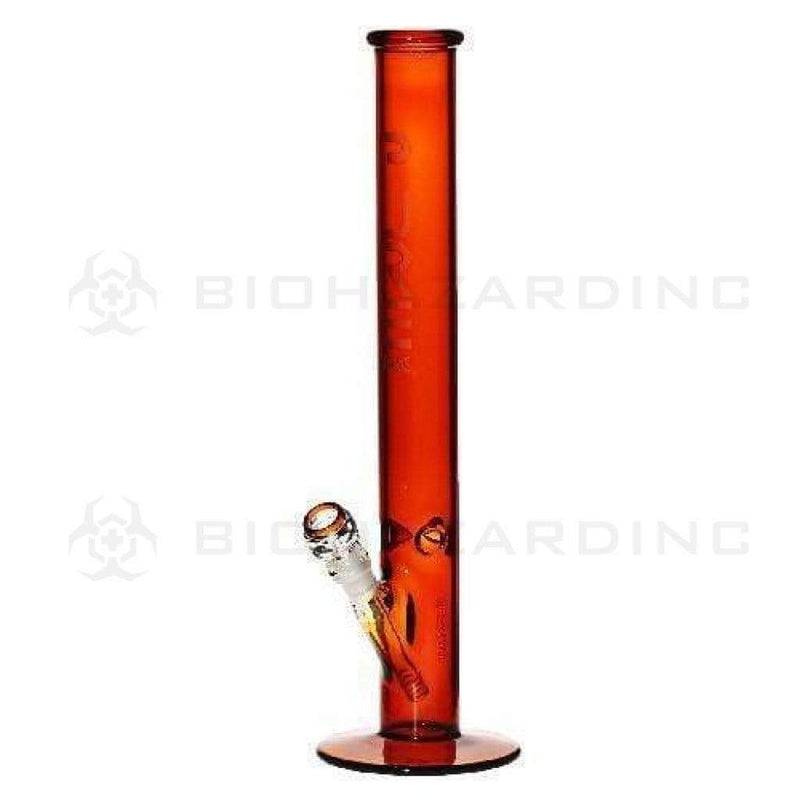 Biohazard Inc Glass Bong 18" PURE Classic Straight - Amber