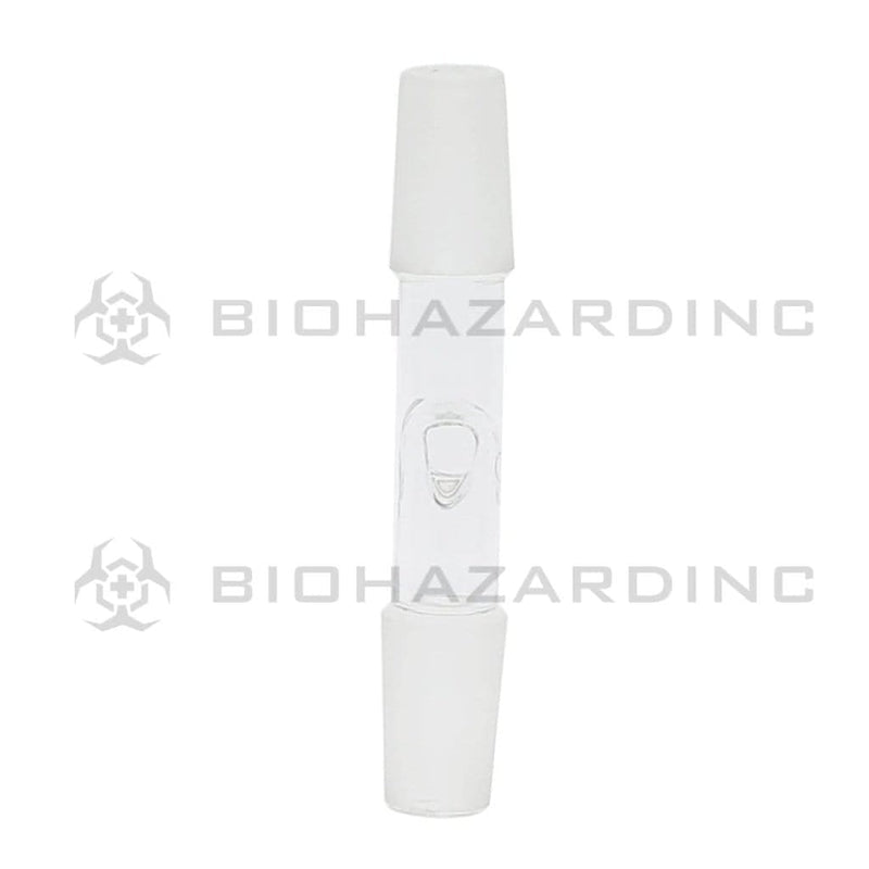 Biohazard Inc Glass Bong Adapter Adapter - Curved 19mm/19mm Male