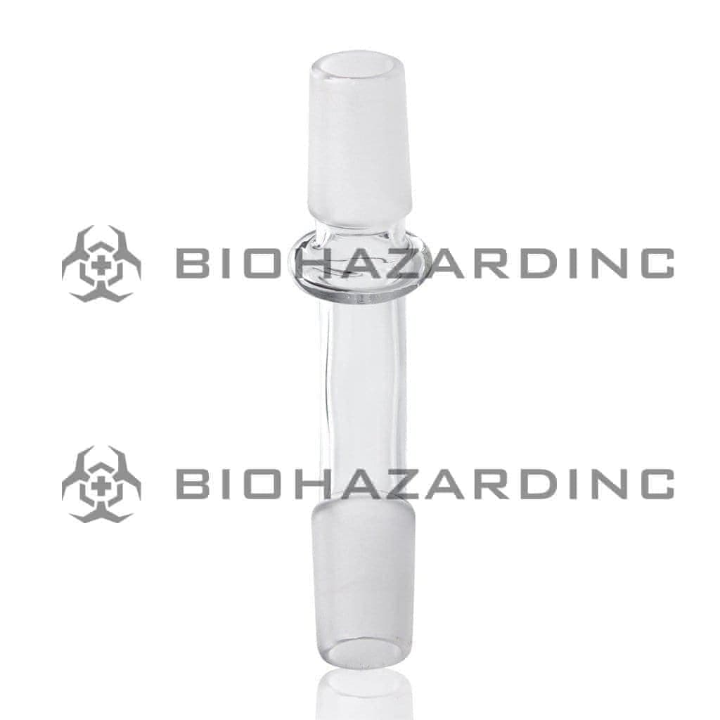 Biohazard Inc Glass Bong Adapter Adapter - Curved 19mm/19mm Male